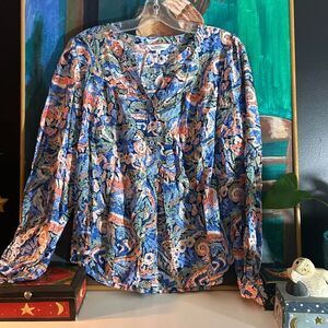 Northern Reflections Multicolor Patterned Blouse